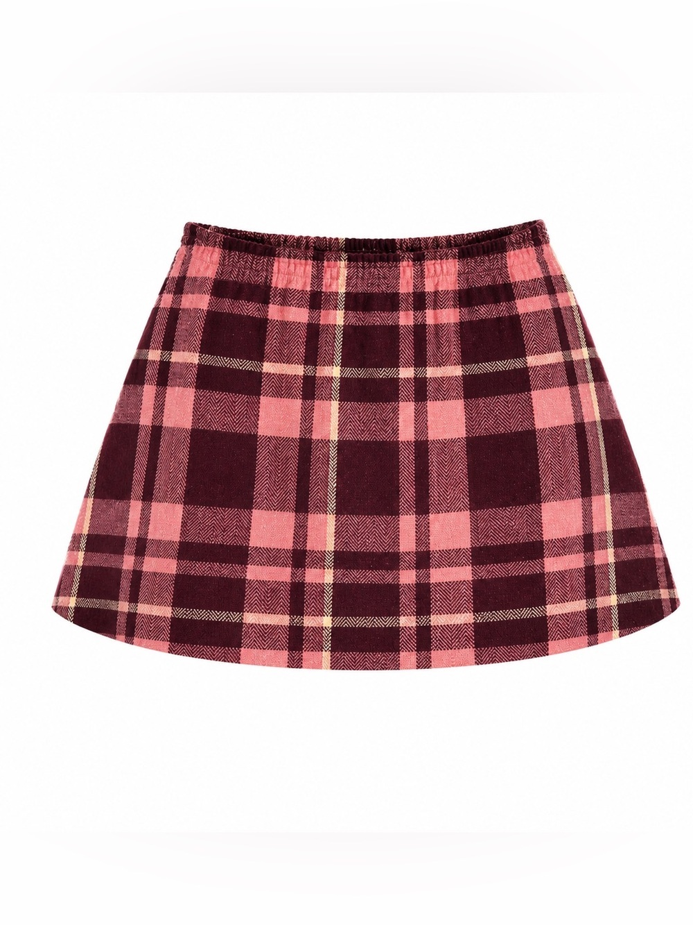 Free People NWT plaid skort, medium